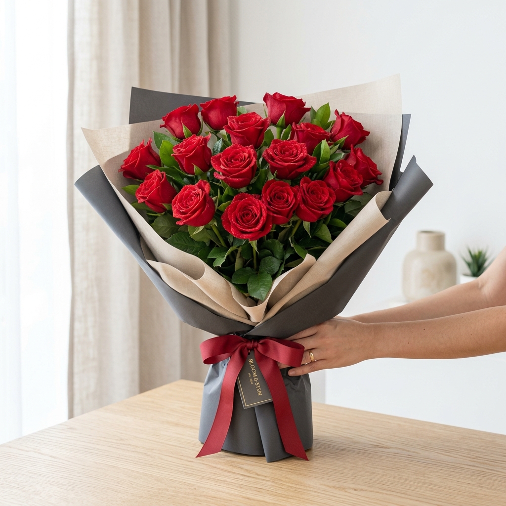 Premium Pink Rose Bouquet